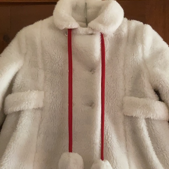 Vintage Togs Brand Girls Size 4T White Button Front Coat - Picture 3 of 11